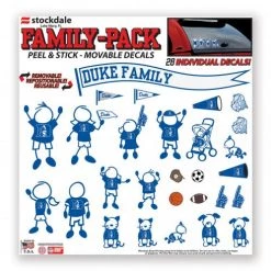 Wincraft NCAA Duke University Family Pack Decals