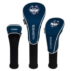 Wincraft UConn Huskies Golf Set Of 3 Head Covers NCAA
